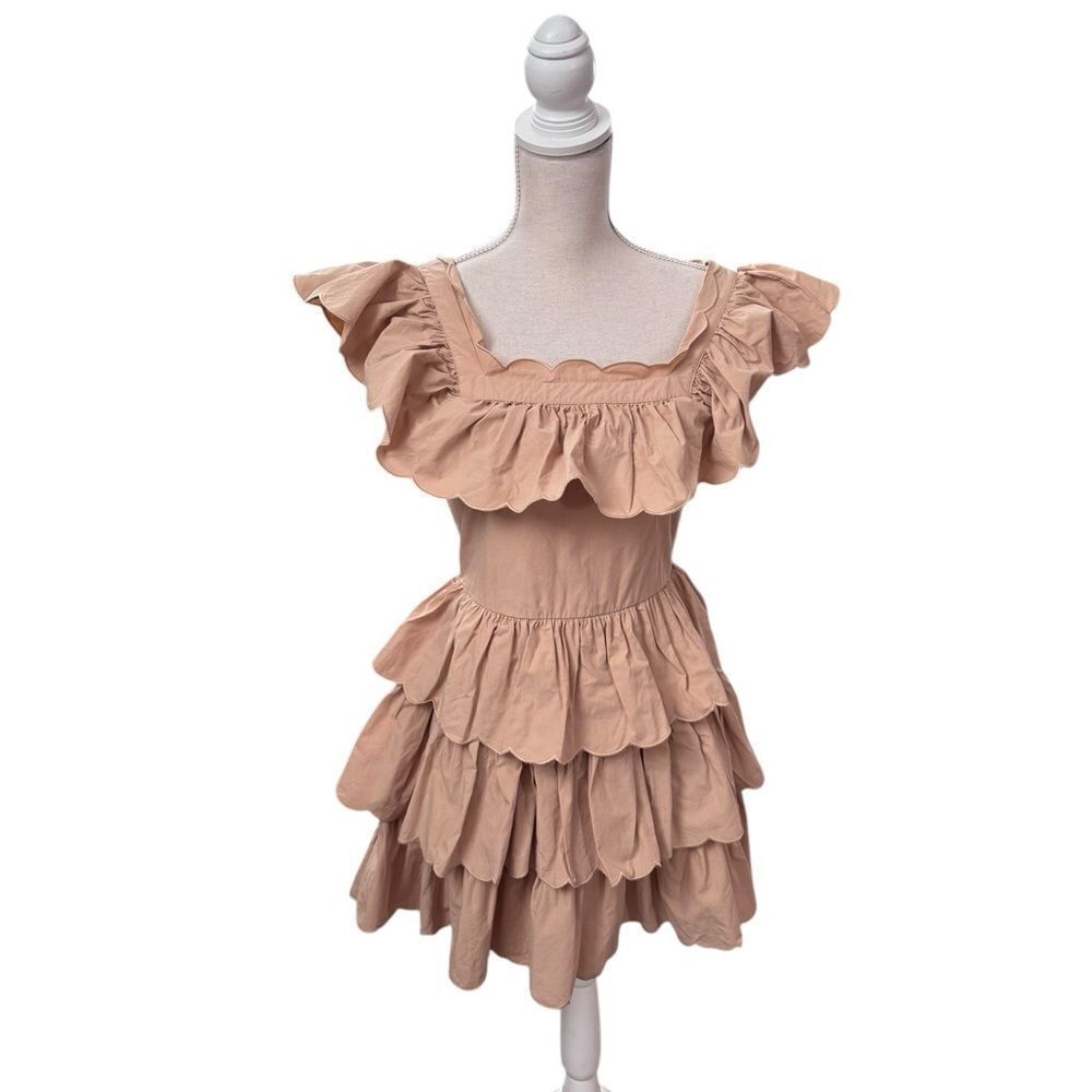 Hunter Bell Ramsey Dress in Khaki 4 - Picture 2 of 8